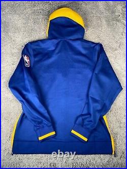 Nike Golden State Warriors Team Issue Showtime Zip Hoodie Size XL TALL Men Blue