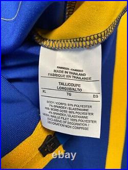 Nike Golden State Warriors Team Issue Showtime Zip Hoodie Size XL TALL Men Blue