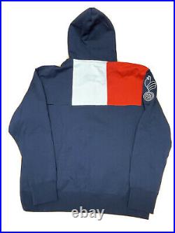Nike Jordan Men's France National Team Blue Full-Zip Hoodie CT2189-419 Size XL