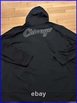 Nike MLB Chicago White Sox Team Issue FZ Jacket NACC Sz L Black Men's NWT