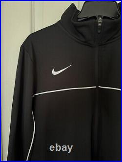 Nike Men's L-TALL Michigan State Spartans Team Issued Full-Zip Warmup Jacket NEW