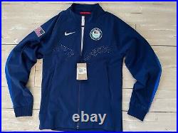 Nike Men's Paris 2024 Team Issued USA Olympic Podium Jacket DZ3559-492 Size XS