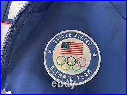 Nike Men's Paris 2024 Team Issued USA Olympic Podium Jacket DZ3559-492 Size XS