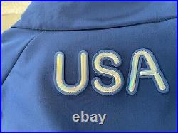 Nike Men's Paris 2024 Team Issued USA Olympic Podium Jacket DZ3559-492 Size XS