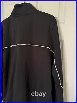 Nike Men's XL Michigan State Spartans Team Issued Black Full-Zip Warmup Jacket