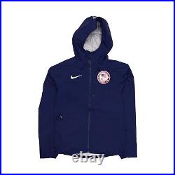 Nike Mens USA Paralympics Team Full Zip Windbreaker Jacket (XX-Small, XXS, Blue)
