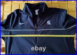 Nike Mens XL-TALL Michigan State Spartans Team Issued Full-Zip Warmup Jacket NEW