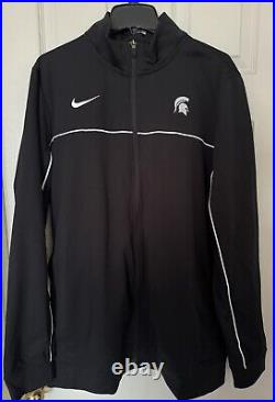 Nike Mens XL-TALL Michigan State Spartans Team Issued Full-Zip Warmup Jacket NEW