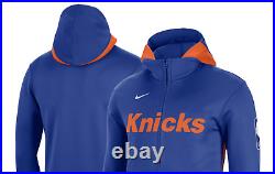 Nike New York Knicks Team Issued Blue Showtime Full-Zip Hoodie Jacket 2XL Tall