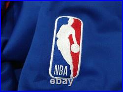 Nike New York Knicks Team Issued Blue Showtime Full-Zip Hoodie Jacket 2XL Tall