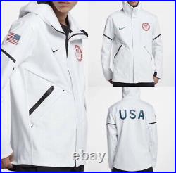 Nike OLYMPIC Team USA Tech Pack Windrunner Hoodie Jacket 909530-100 Men's 3XL