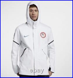 Nike OLYMPIC Team USA Tech Pack Windrunner Hoodie Jacket 909530-100 Men's 3XL