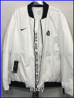 Nike Ohio State Men Size XL Buckeyes Aeroloft Team Issue Full Zip Jacket Coat