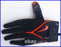 Nike Oklahoma State Cowboys Superbad Black Gloves Team Issue Receiver OSU 2XL