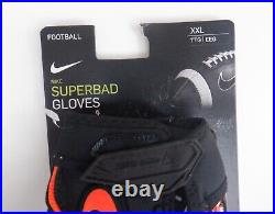 Nike Oklahoma State Cowboys Superbad Black Gloves Team Issue Receiver OSU 2XL