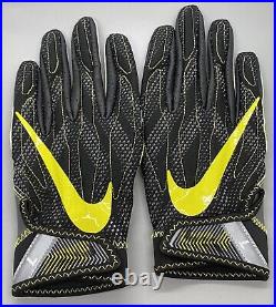 Nike Oregon Ducks PE Team Issued Superbad Football Gloves Size Large BRAND NEW
