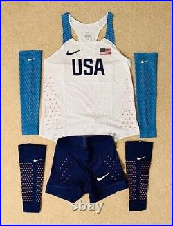 Nike Pro Elite Team USA Track Running Full Kit! Women's Size Small. All New