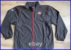Nike SF 49ers Team Issued On Field Coaches Full Zip Jacket NWT Rare 2XL