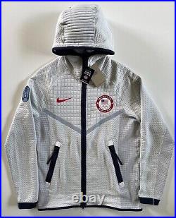 Nike Sportswear Team USA Olympic Tech Pack Full-Zip Hoodie DJ5248-121 Size Small
