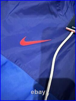 Nike Sportswear Team USA Windrunner Jacket Blue Olympic CK5813-455 Men's XL