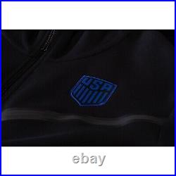 Nike Sportswear Tech Fleece Full Zip Hoodie Team USA Black DH4773-010 Men Sz XL