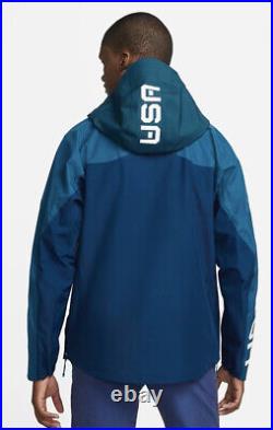 Nike Team USA Medal Stand Jacket Full ZIp ACG Storm-FIT Mens Size L DD8845-492