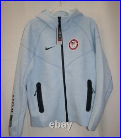 Nike Team USA Olympic Paralympic Blue Windrunner Jacket FN1242-441 Medium NEW