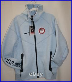 Nike Team USA Olympic Paralympic Blue Windrunner Jacket FN1242-441 Medium NEW