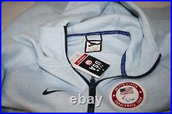 Nike Team USA Olympic Paralympic Blue Windrunner Jacket FN1242-441 Medium NEW