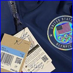 Nike Team USA'Olympic Podium Jacket' DZ3559 492 NWT sz Medium