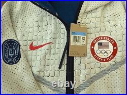 Nike Team USA Olympic Tech Pack Full-Zip Hoodie Jacket Mens Medium DJ5248-121