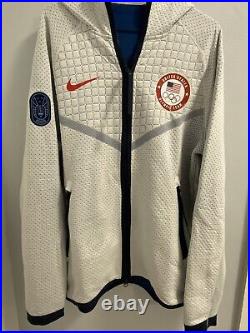 Nike Team USA Olympic Tech Pack Men's Full-Zip Hoodie Jacket New Size Large