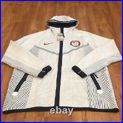 Nike Team USA Olympic Tech Pack Men's Full-Zip Hoodie Jacket Size XL