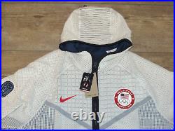 Nike Team USA Olympic Tech Pack Therma-FIT $175 Full-Zip Hoodie Jacket Men's 2XL