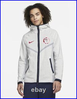 Nike Tech USA Olympic Team Jacket DJ5248-121 Men's Large Full Zip Hoodie US