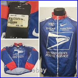 Nike US Postal Cycling Team LIGHTWEIGHT Jacket NEW WITH TAGS Mens XL ITALY made