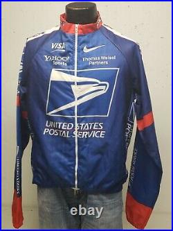 Nike US Postal Cycling Team LIGHTWEIGHT Jacket NEW WITH TAGS Mens XL ITALY made