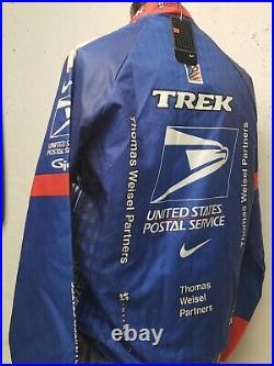 Nike US Postal Cycling Team LIGHTWEIGHT Jacket NEW WITH TAGS Mens XL ITALY made