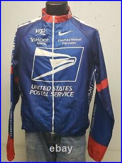 Nike US Postal Cycling Team LIGHTWEIGHT Jacket NEW WITH TAGS Mens XL ITALY made