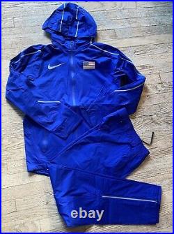 Nike USA Official Rio Team Rain Jacket and Pants, size small, NEW