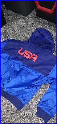 Nike USA Olympic team Full Zip Jacket Hoodie RARE ONLY ONE LISTED