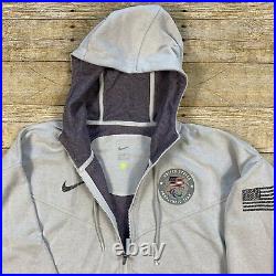 Nike USA Paralympic Team 2020 Gray Hoodie Jacket Mens Size XL EXTREMELY RARE