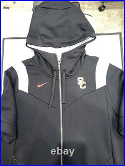 Nike USC Trojans Sideline Showout Hoodie Men's Size XL Short Sleeve Full-Zip NWT