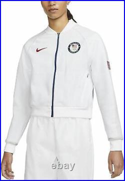 Nike WOMENS Full Zip Team USA Olympic Jacket CK4626-100 $175 sz 2xl NWT NEW