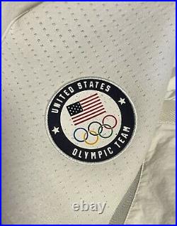 Nike Women's Team USA 2020 Summer Olympics Medal Stand Full-Zip Jacket White