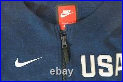 Nike Womens Tech Fleece Team USA Basketball Full Zip Jacket Olympics Sz M, XXL