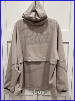 Nike x Patta Running Team Full-Zip Jacket Sandrift/Cream FJ3087-126 Size L