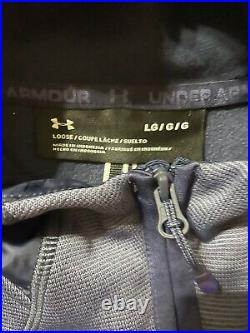 Notre Dame Football Team Issued Under Armour Full Zip Jacket New Tags Size Large