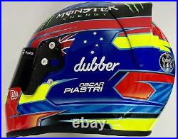 OSCAR PIASTRI SIGNED Helmet Full Size 11 Formula One McLaren Team COA