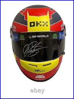 Oscar Piastri Signed McLaren Racing Team F1 Full Size Helmet 11 with COA